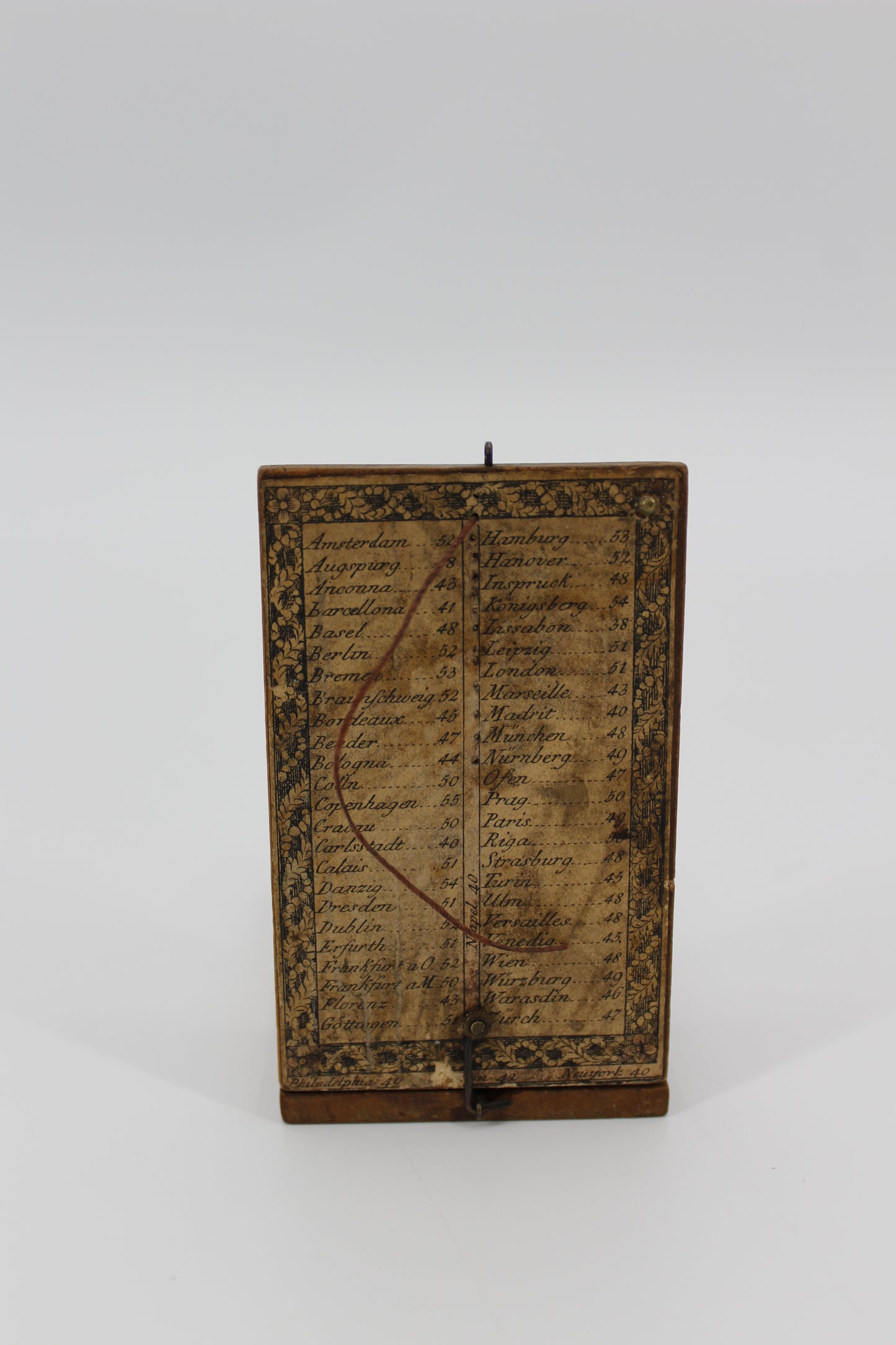 Rare 18th Century Folding Diptych by David Beringer