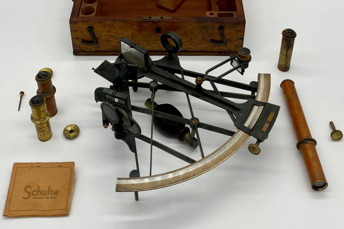 HM Coast Guard Station Officers' Sextant- G.A. Sherman