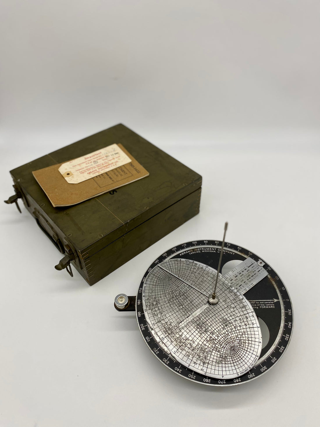 Abrams Universal Sun Compass- U.S. Military WW2 (Complete)