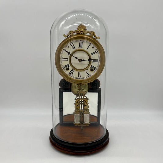 19th Century Waterbury Spring Driven Pendulum Bell Chime Clock