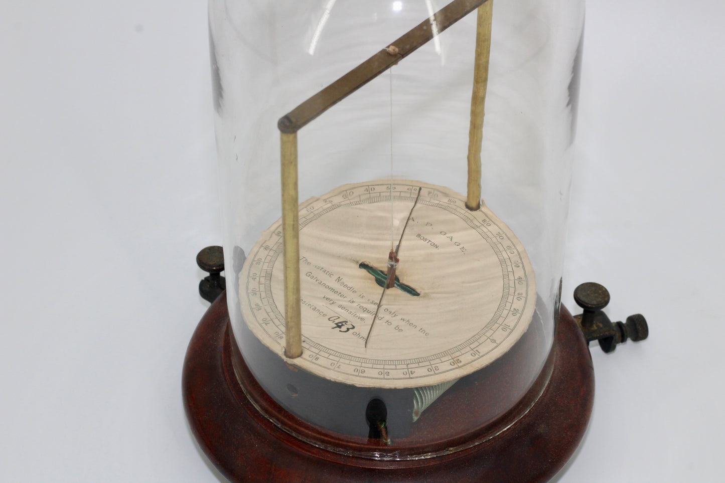 Astatic Galvanometer by A.P. Gage Boston, c.1880-1900