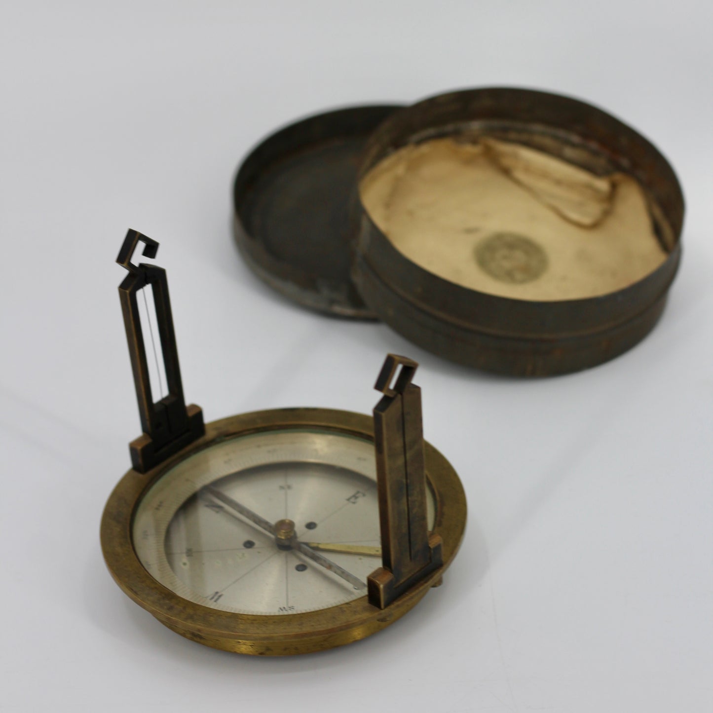 Antique Suspension Surveyors Compass, c.1900