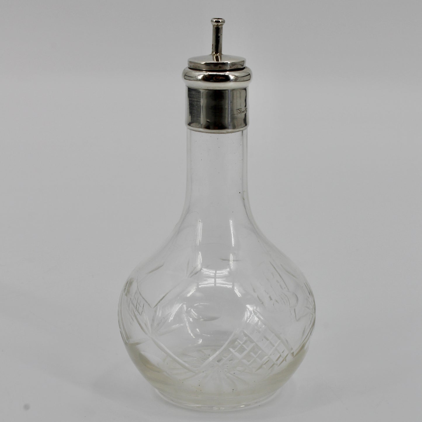 1846 Sterling Silver Bitters Bottle