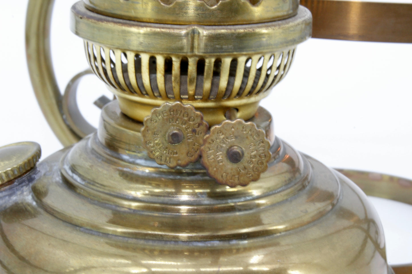 Sherwoods Ltd. Custom All-Brass Hanging Lamp (Double Burner)
