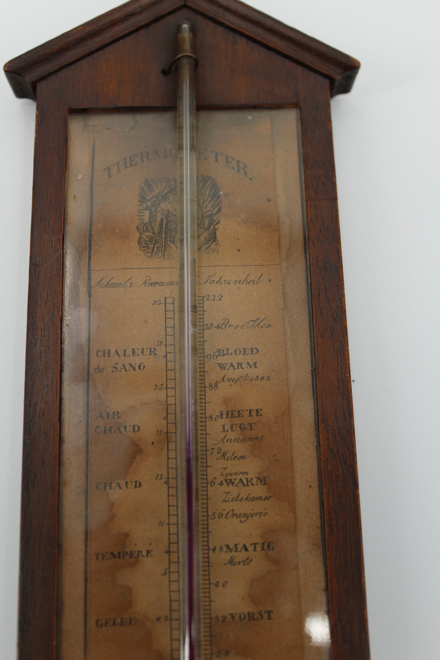 1828 J. Speyer Dutch Thermometer