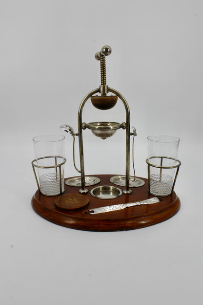 Victorian Silver-Plate Juicer & Cocktail Station