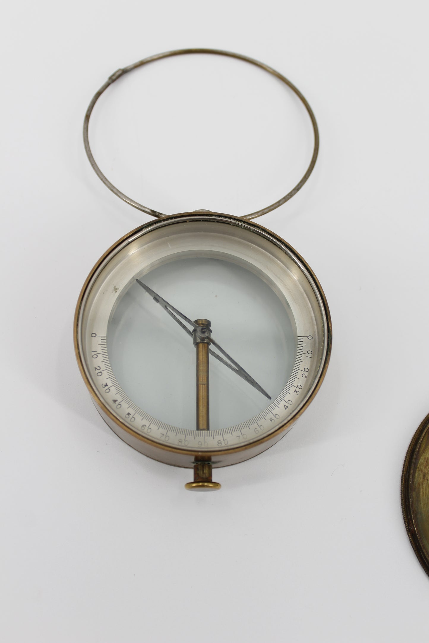 1870's Brass Miners' Ring Dial by W & L.E. Gurley