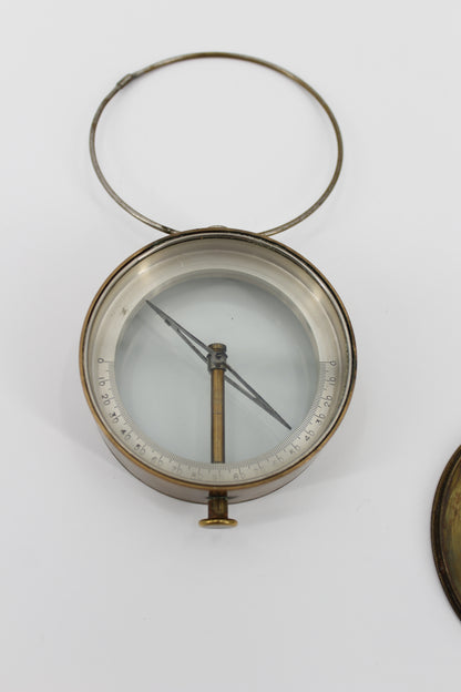 1870's Brass Miners' Ring Dial by W & L.E. Gurley