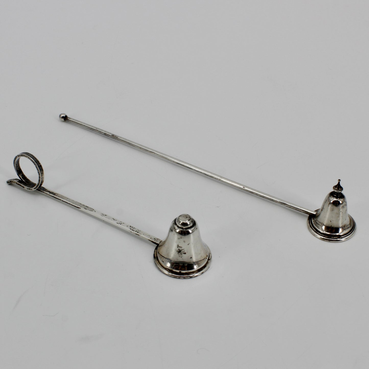 Antique Pair of Silver Candle-Snuff's