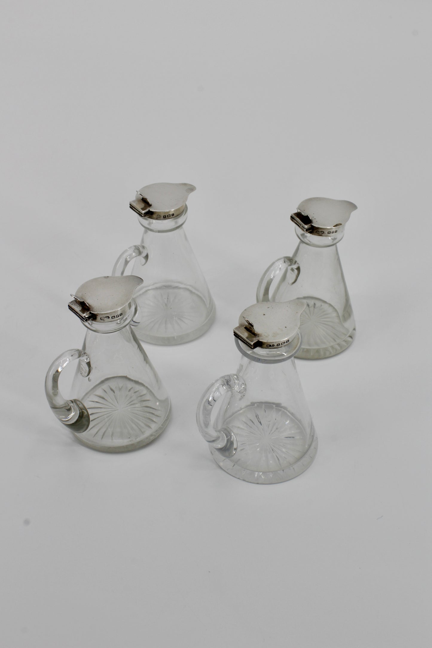 Sterling Silver Whiskey Noggins- Set of 4