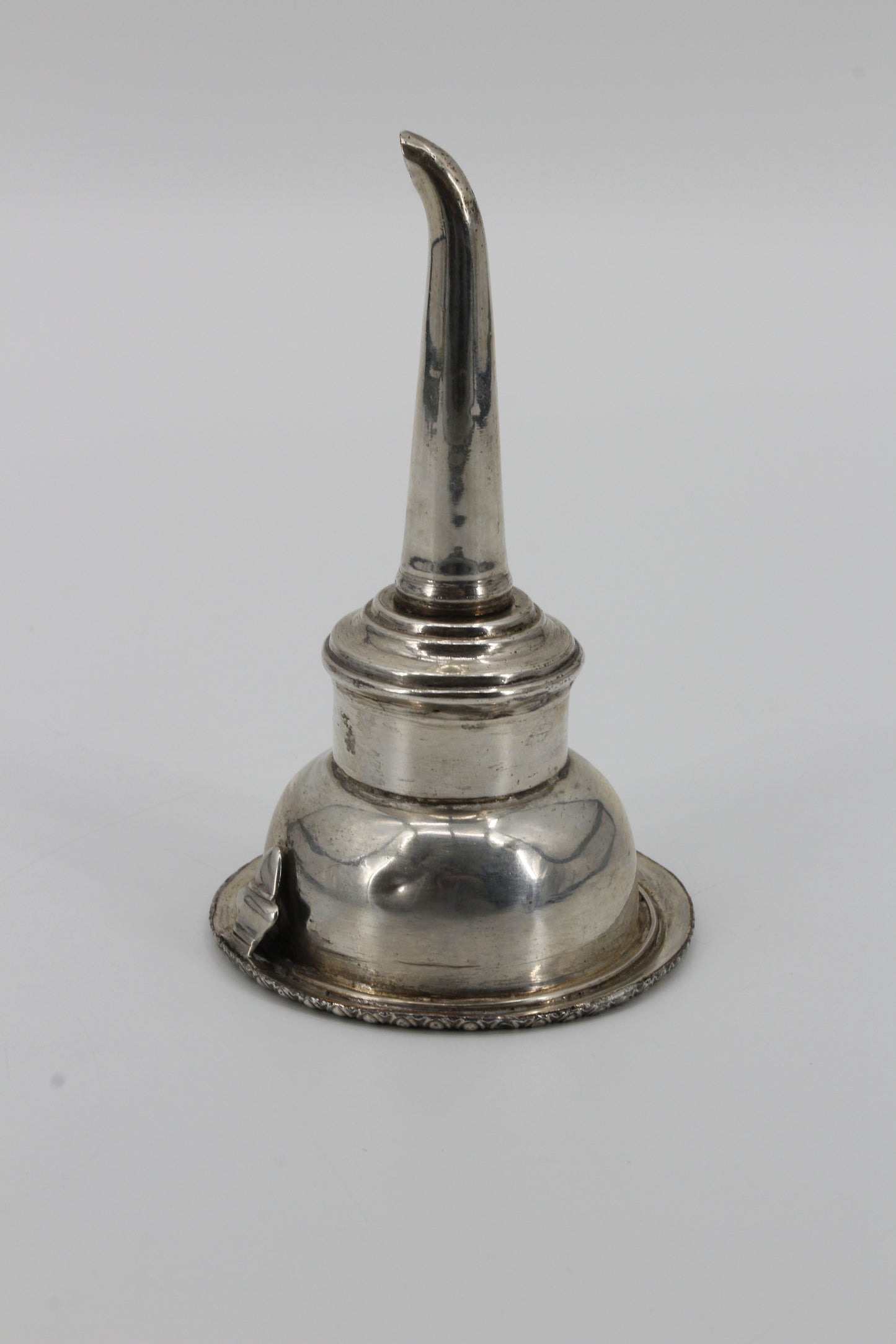 English Silver Wine Funnel, c.1800-1810