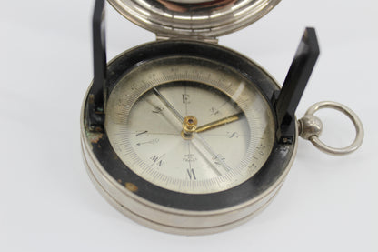 French Pocket Transit & Inclinometer, c.1900