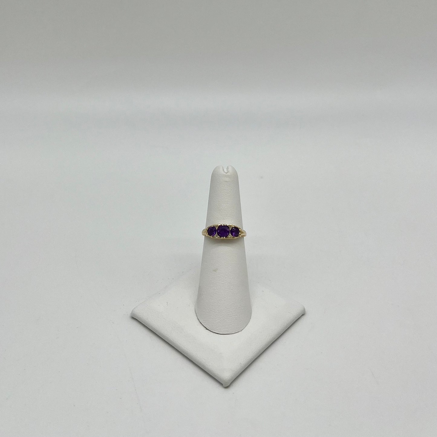 Amethyst and Diamond Ring, 1 CTW 14K Gold