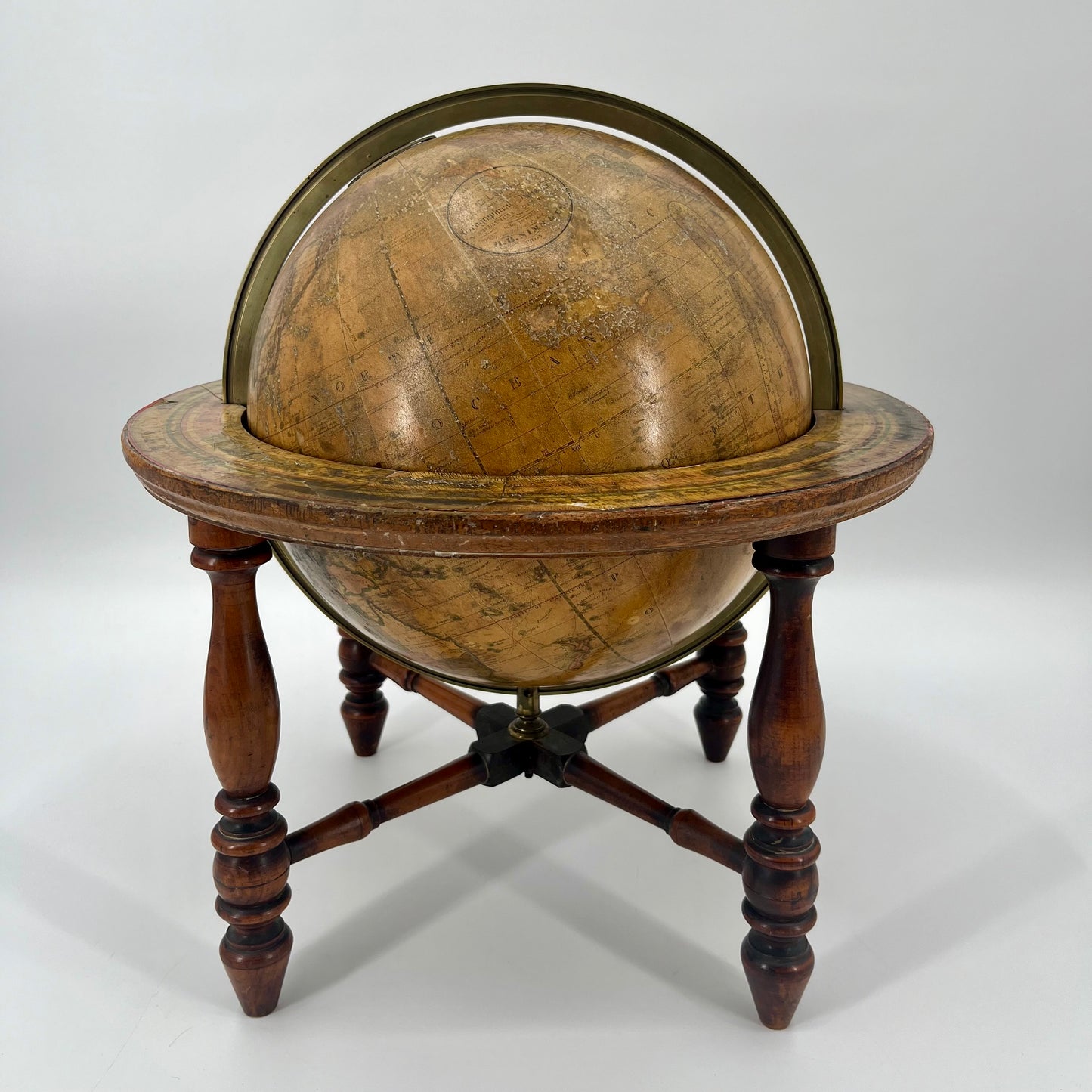 1870's H.B. Nims & Co. Terrestrial Globe