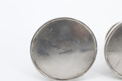 Mappin & Webb Silver Cigar Rest Pair