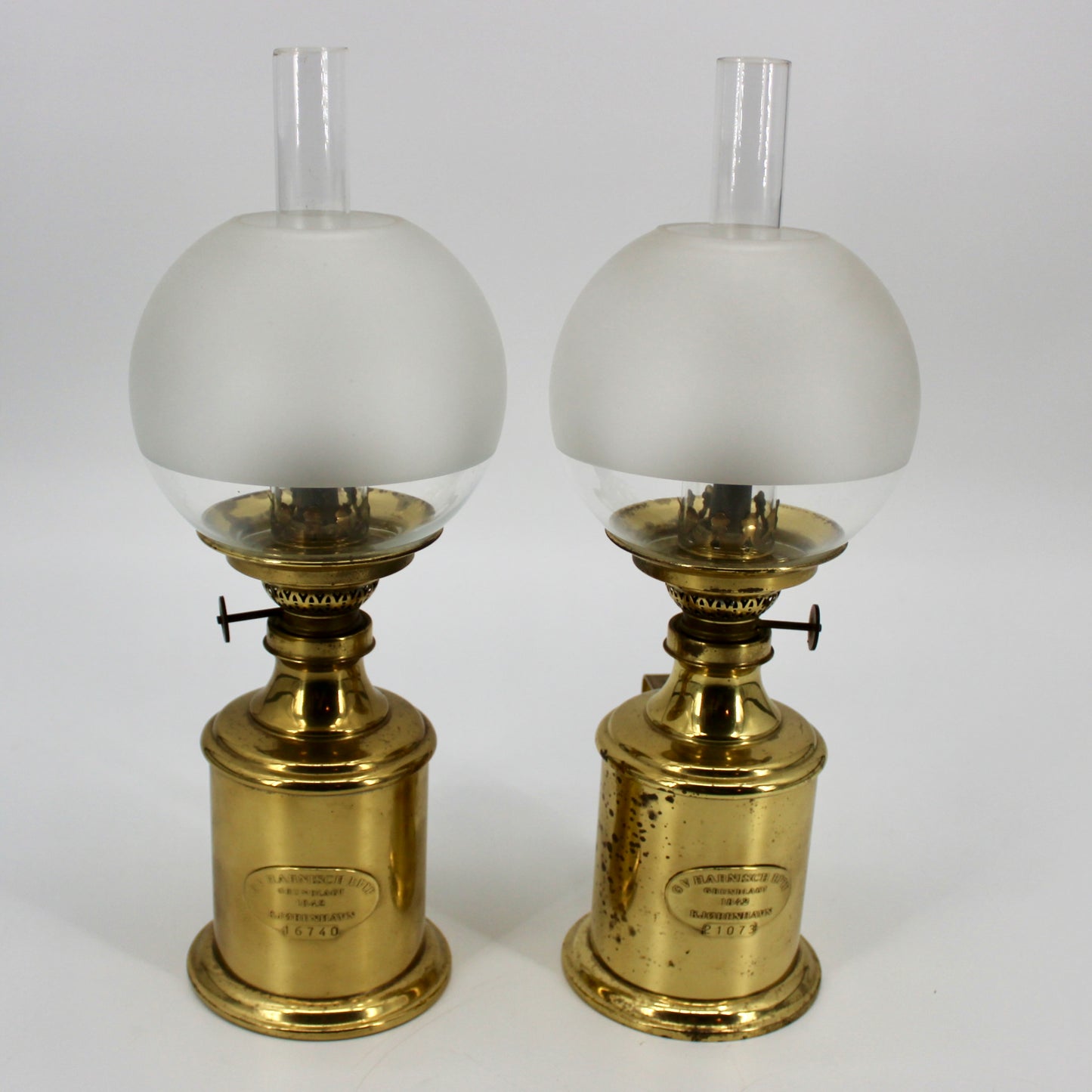 Engineers Lamp Pair by GV Harnisch