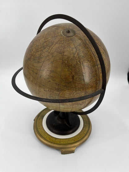 1891-1903 Telluric Table Globe by Rand McNally