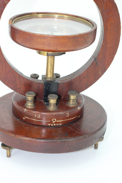Tangent Galvanometer by W.B. Nicolson (Cloched)