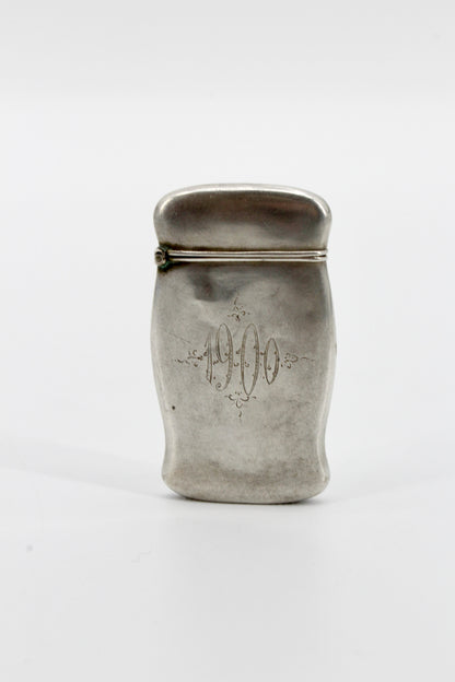 1900 Victorian Sterling Silver Match-Safe