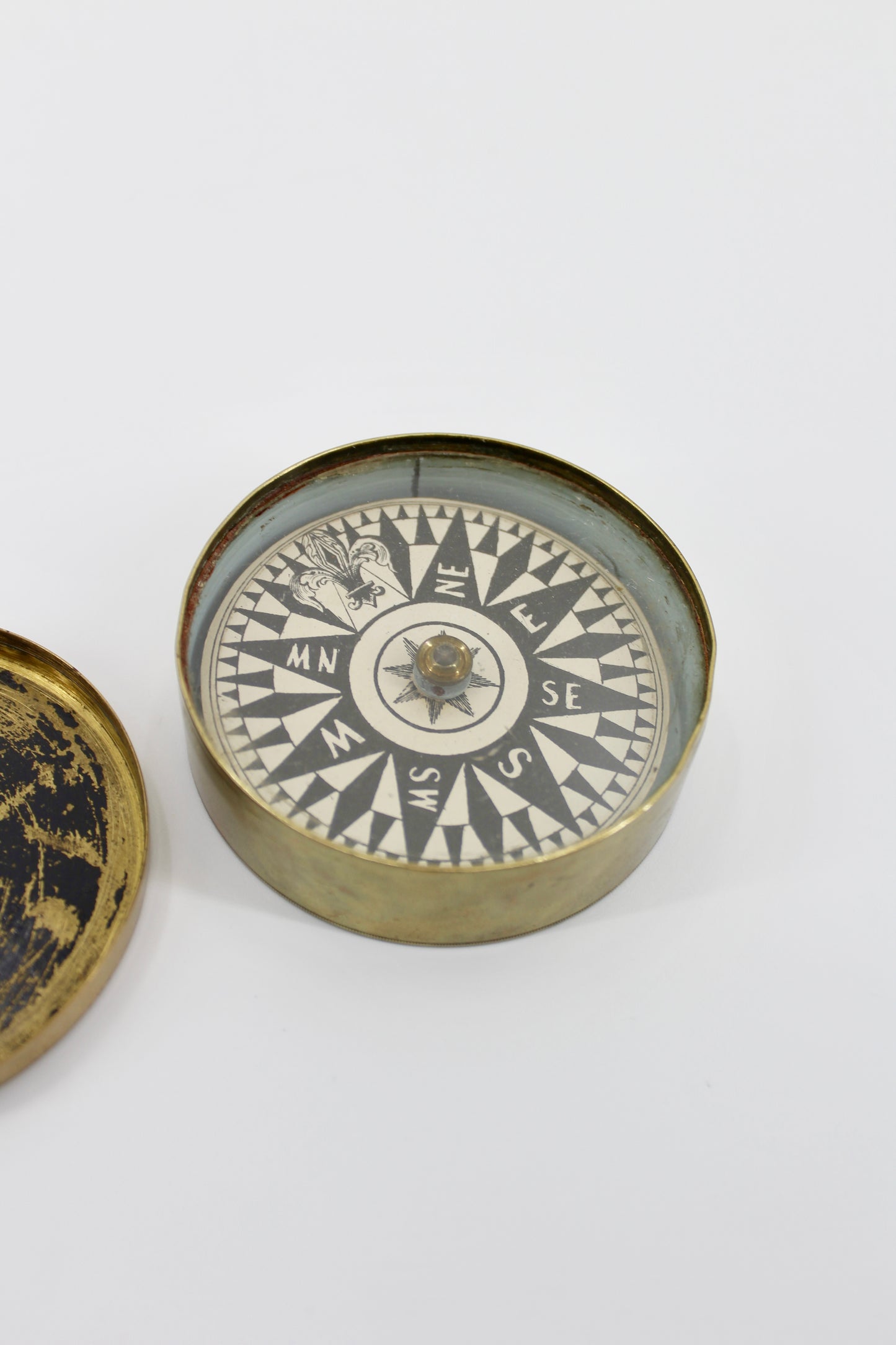 Mid-19th Century French Victorian Ships Compass