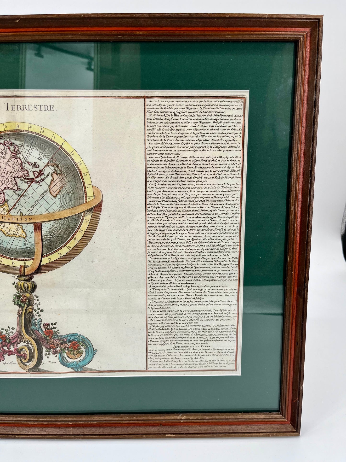 1761 Celestial & Terrestrial Globes- Claude Buy de Mornas (Framed Pair-Vol.1 Atlas Prints)