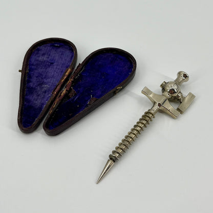 Cased Antique Milne's Champagne Tap