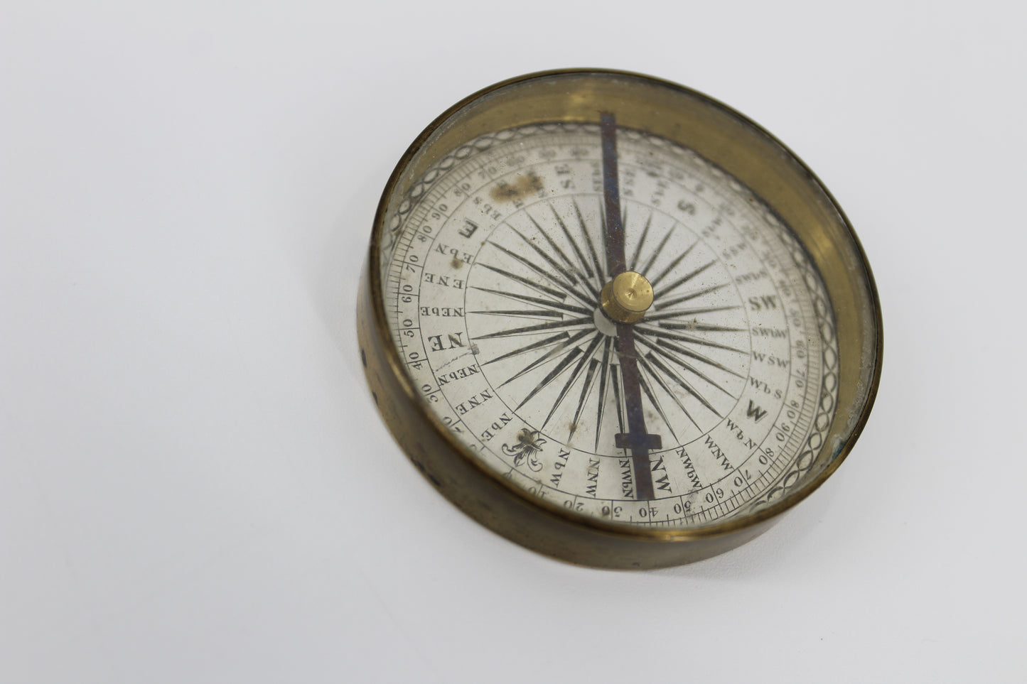 Georgian Brass Pocket Compass, c.1830
