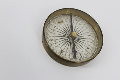 Georgian Brass Pocket Compass, c.1830