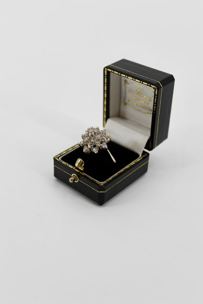 Antique Diamond Cluster Ring, 2.82 CTW 14K Gold