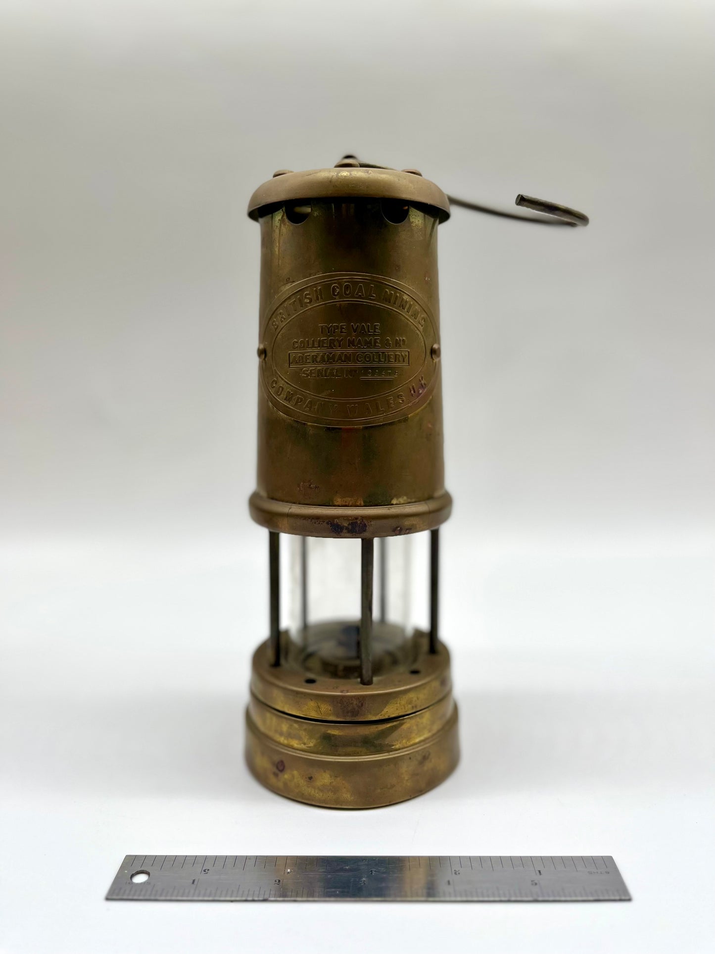Vintage British Coal Mining Co. Miner's Lamp