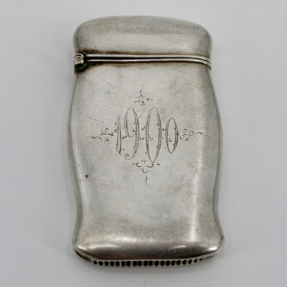 1900 Victorian Sterling Silver Match-Safe