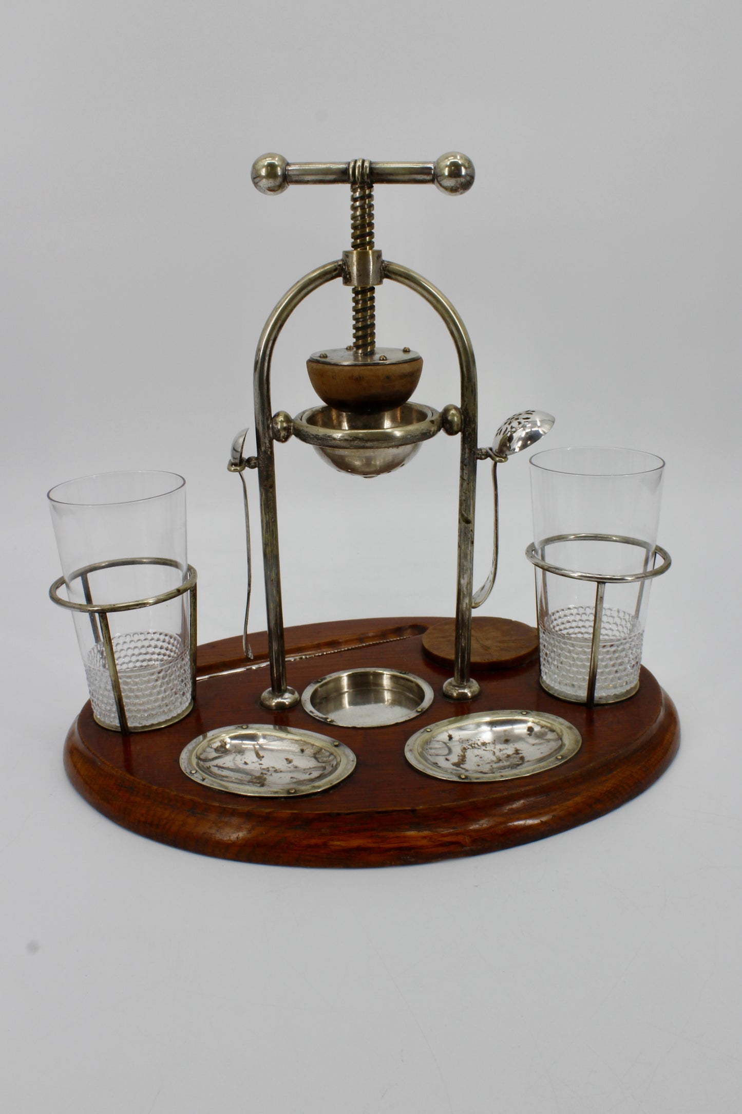 Victorian Silver-Plate Juicer & Cocktail Station