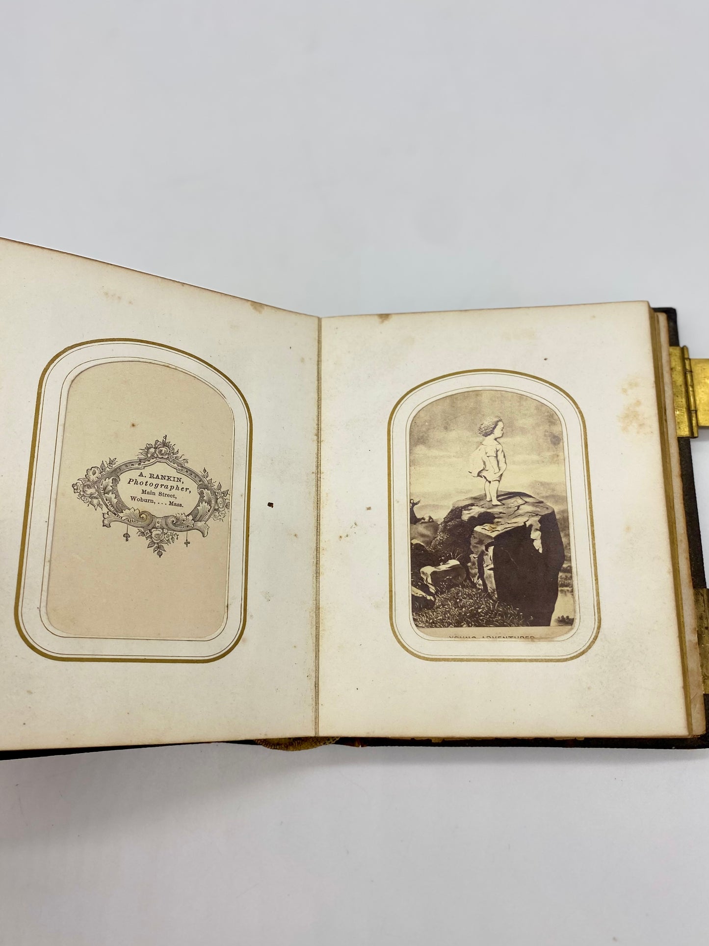 1862 Early Henry Altemus Co. Photograph Album- Rare Abraham Lincoln & US Presidential Carte-de-visites