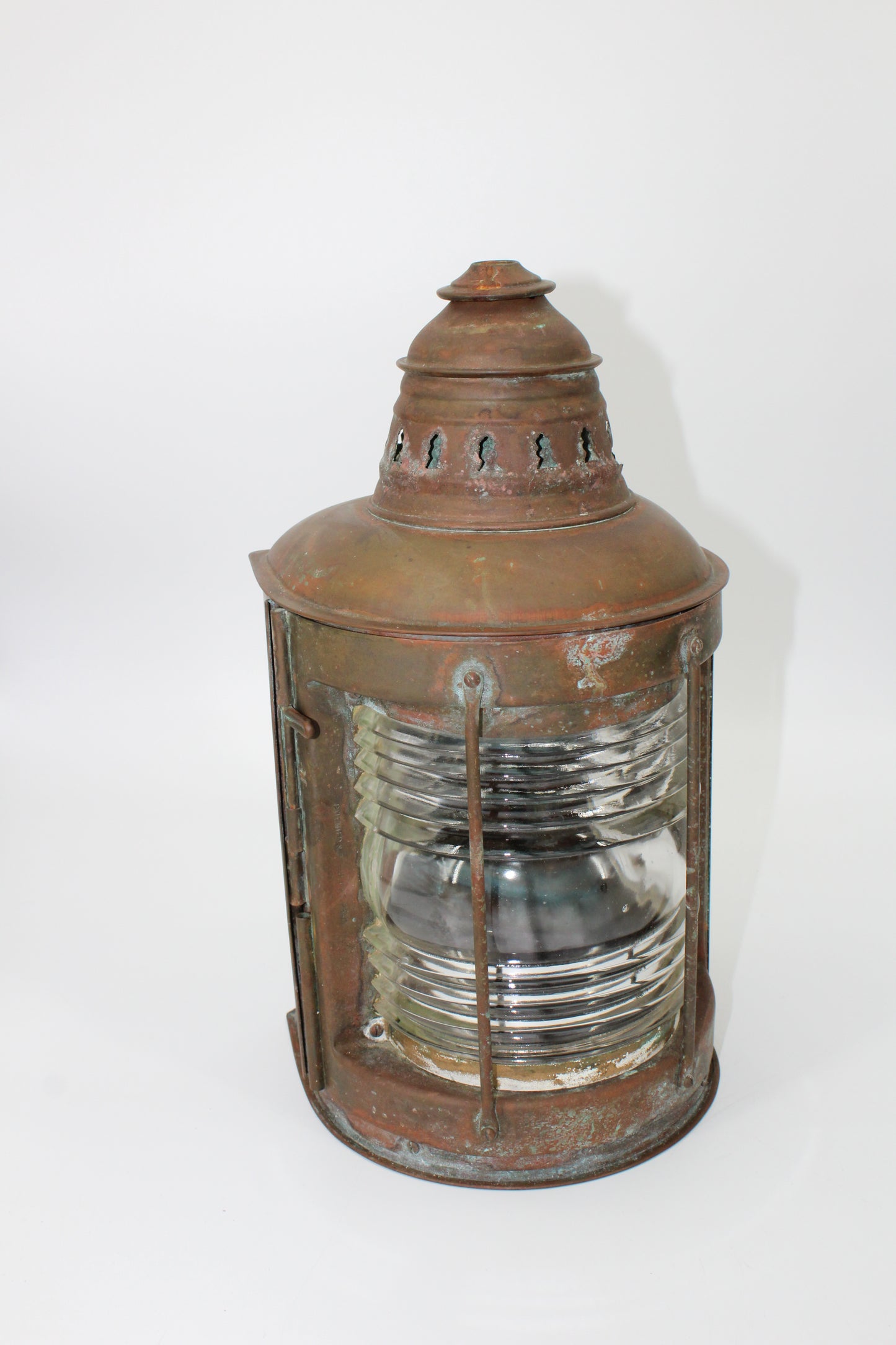 Copper Perko De-Lite Ship's Lantern-Early Pair