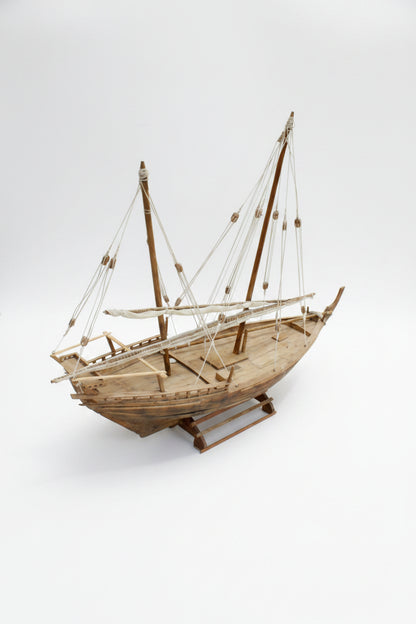 Large Antique Dhow Model Boat