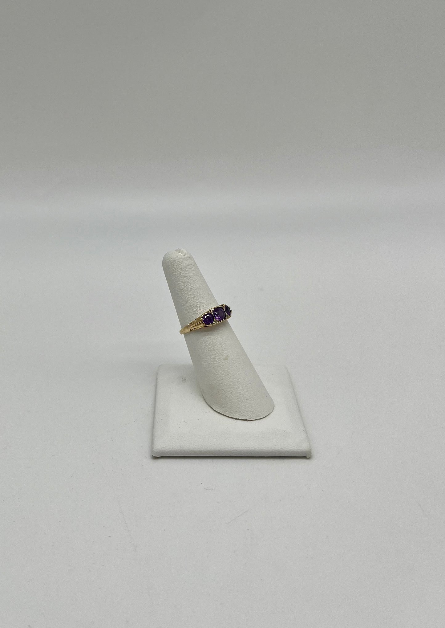 Amethyst and Diamond Ring, 1 CTW 14K Gold