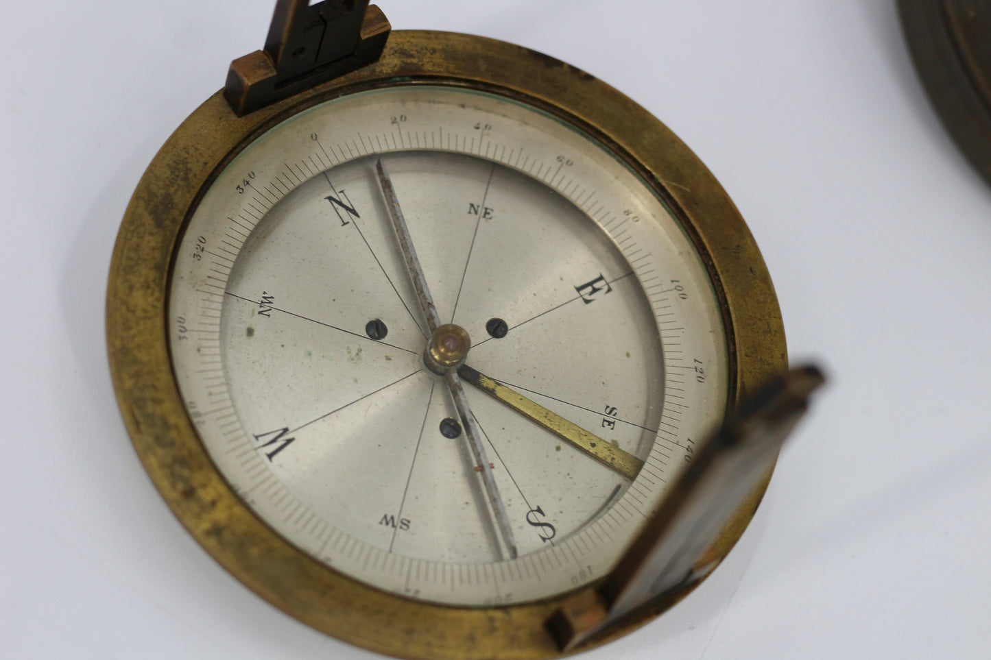 Antique Suspension Surveyors Compass, c.1900