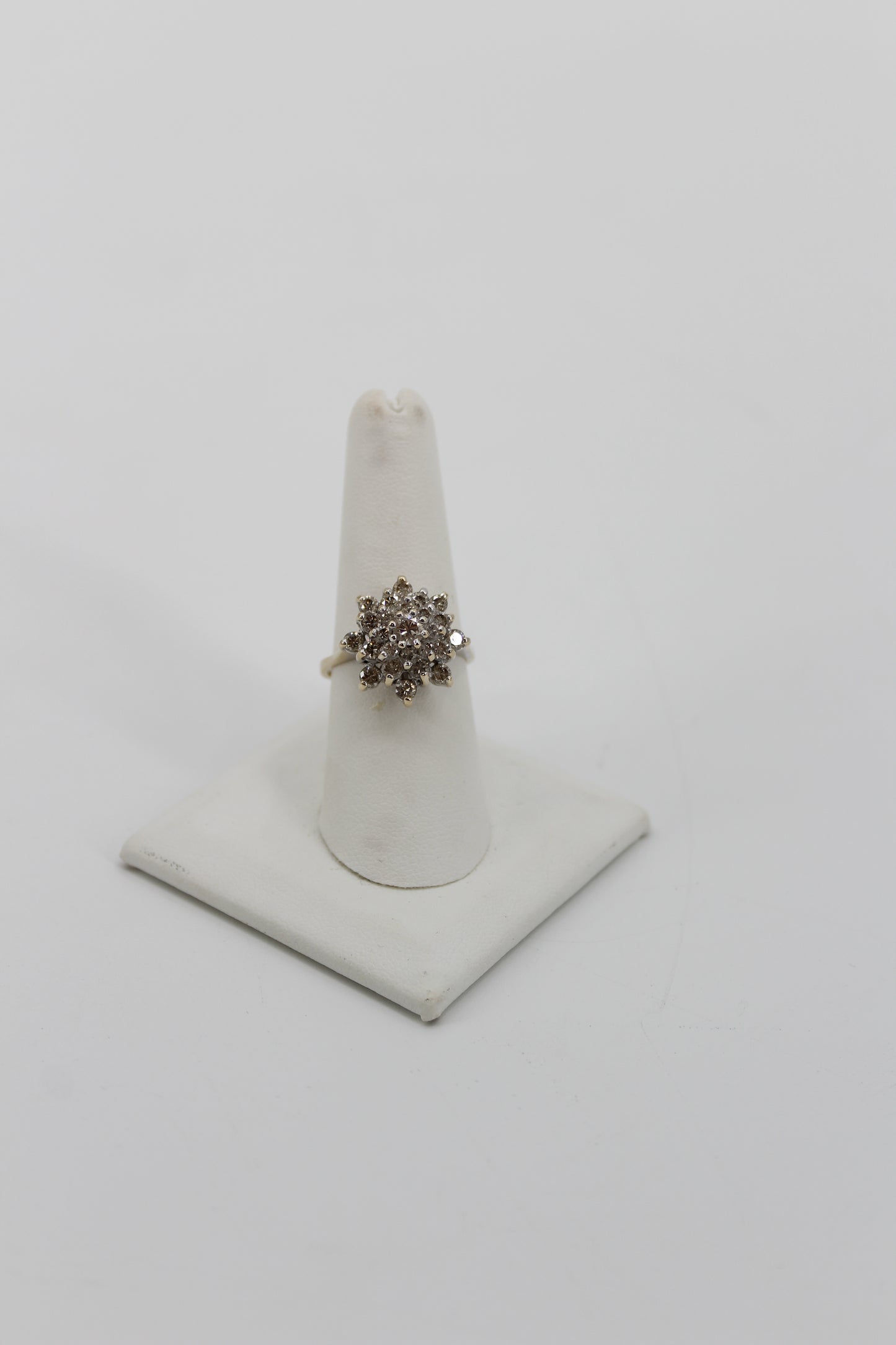 Antique Diamond Cluster Ring, 2.82 CTW 14K Gold