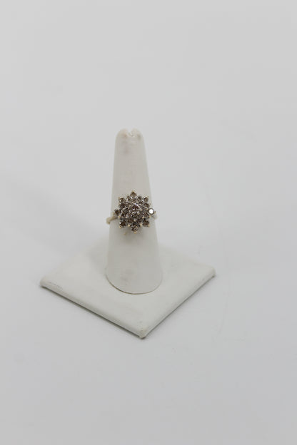 Antique Diamond Cluster Ring, 2.82 CTW 14K Gold