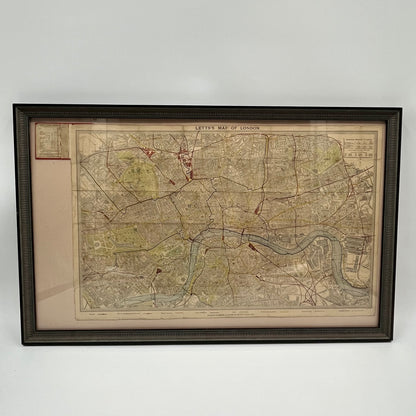 Carte de poche de Londres de 1881