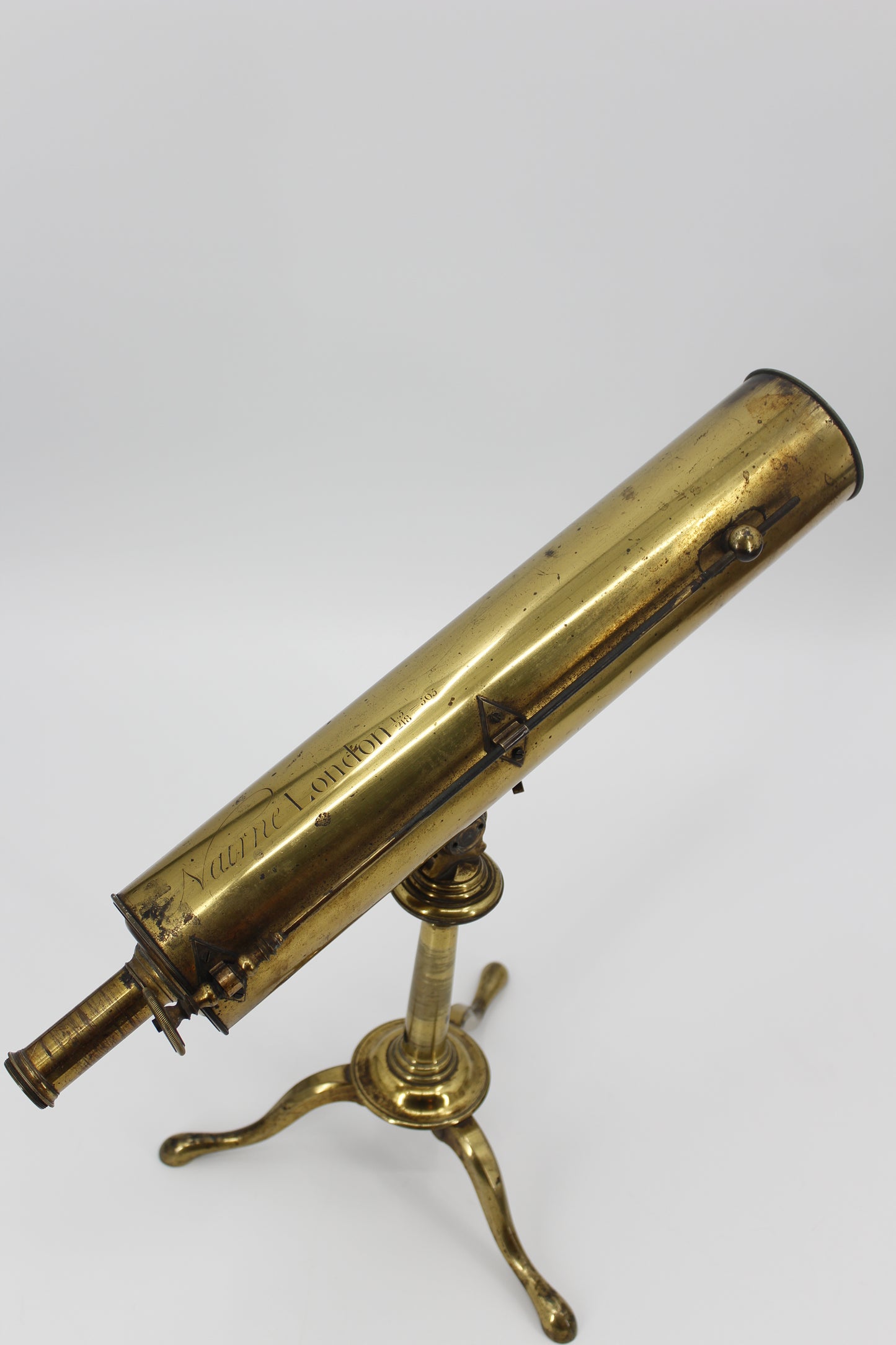 18th Century Gregorian Reflecting Telescope by Edward Nairne