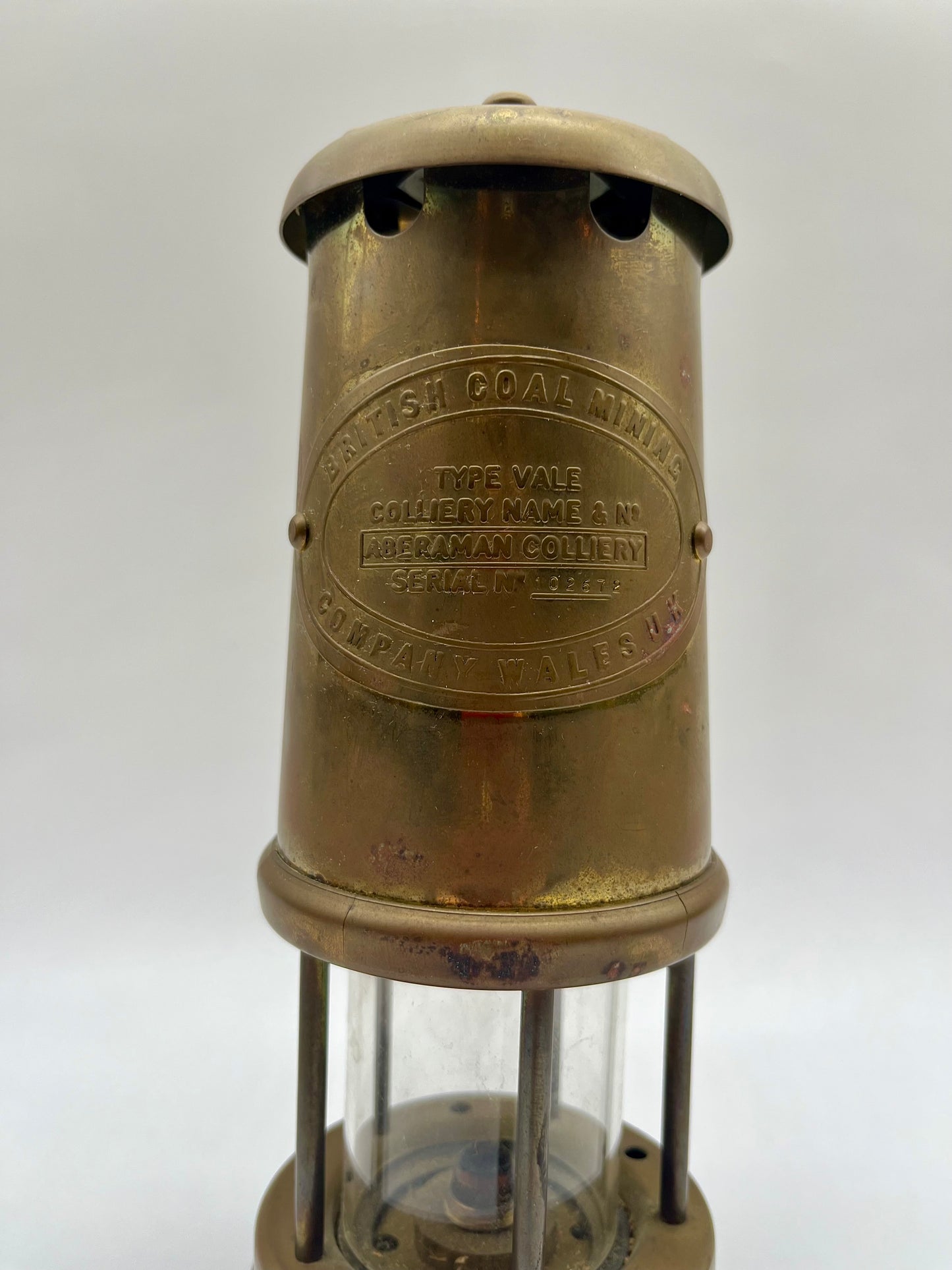 Vintage British Coal Mining Co. Miner's Lamp