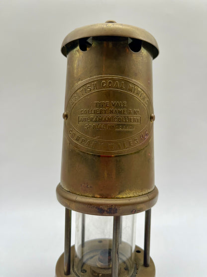 Vintage British Coal Mining Co. Miner's Lamp