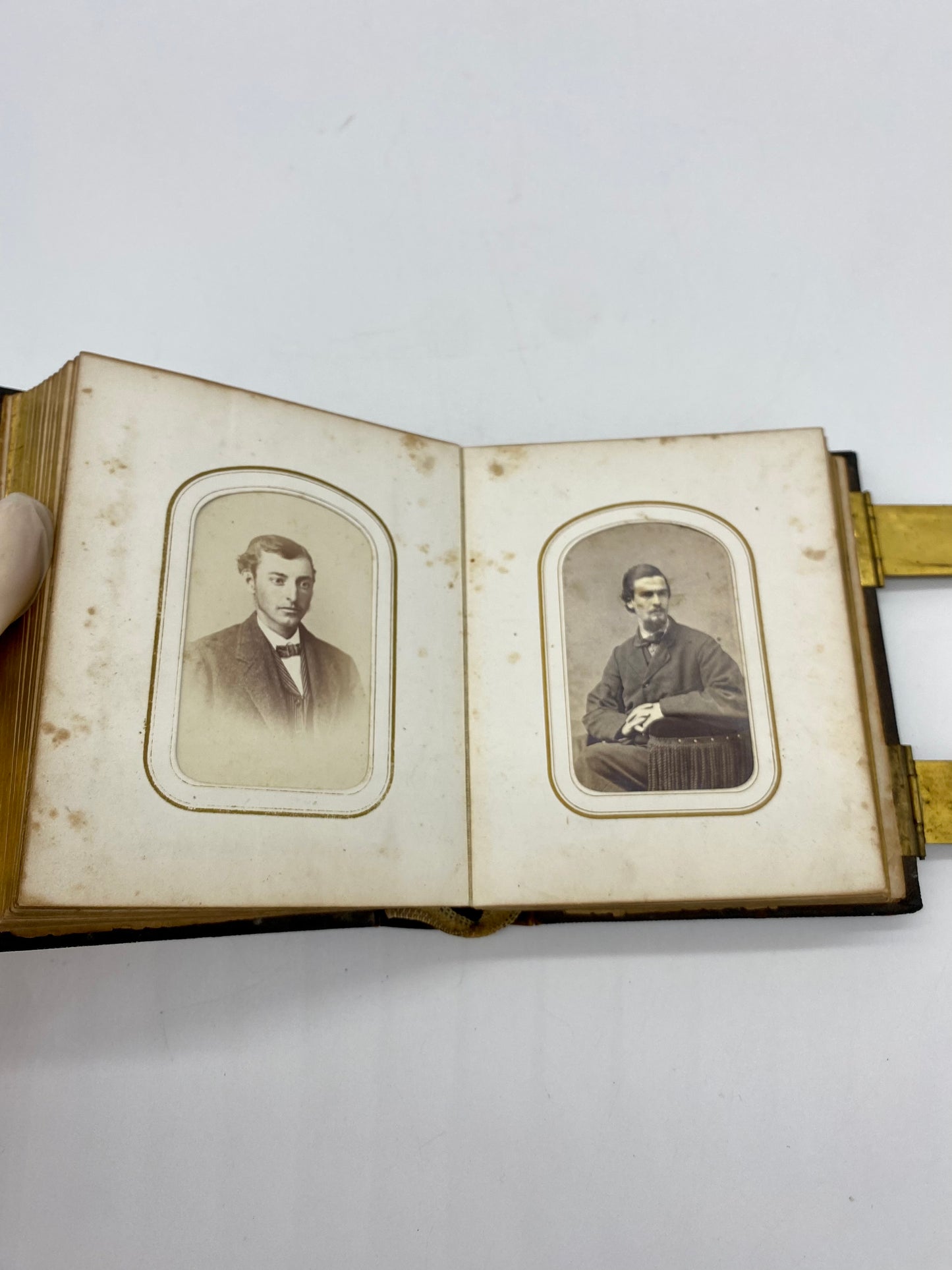 1862 Early Henry Altemus Co. Photograph Album- Rare Abraham Lincoln & US Presidential Carte-de-visites