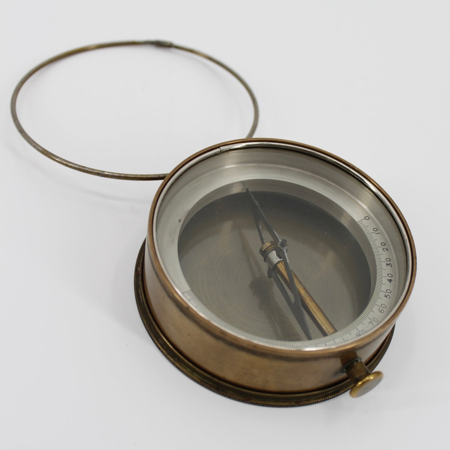 1870's Brass Miners' Ring Dial by W & L.E. Gurley