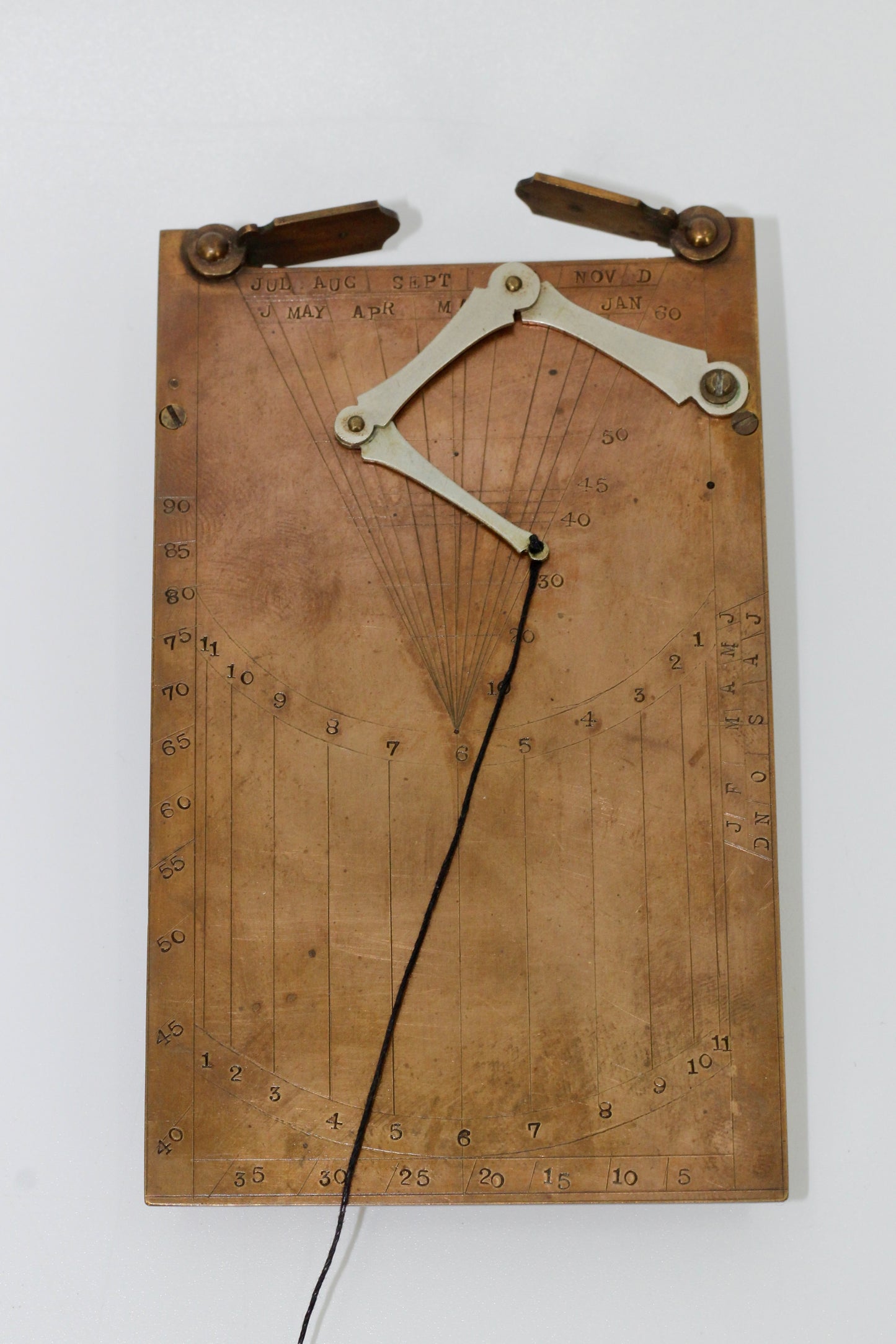 Custom Copper Regiomontanus Dial