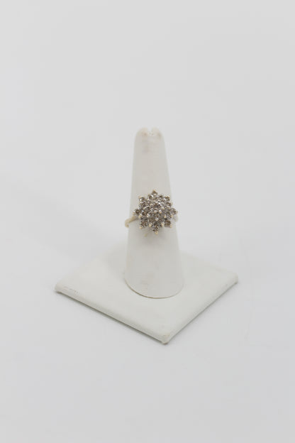 Antique Diamond Cluster Ring, 2.82 CTW 14K Gold