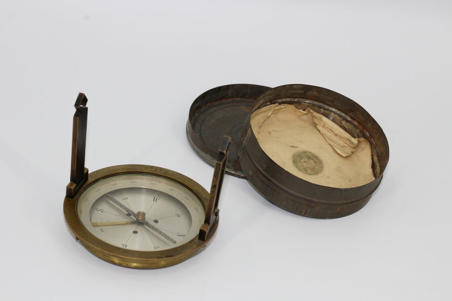 Antique Suspension Surveyors Compass, c.1900