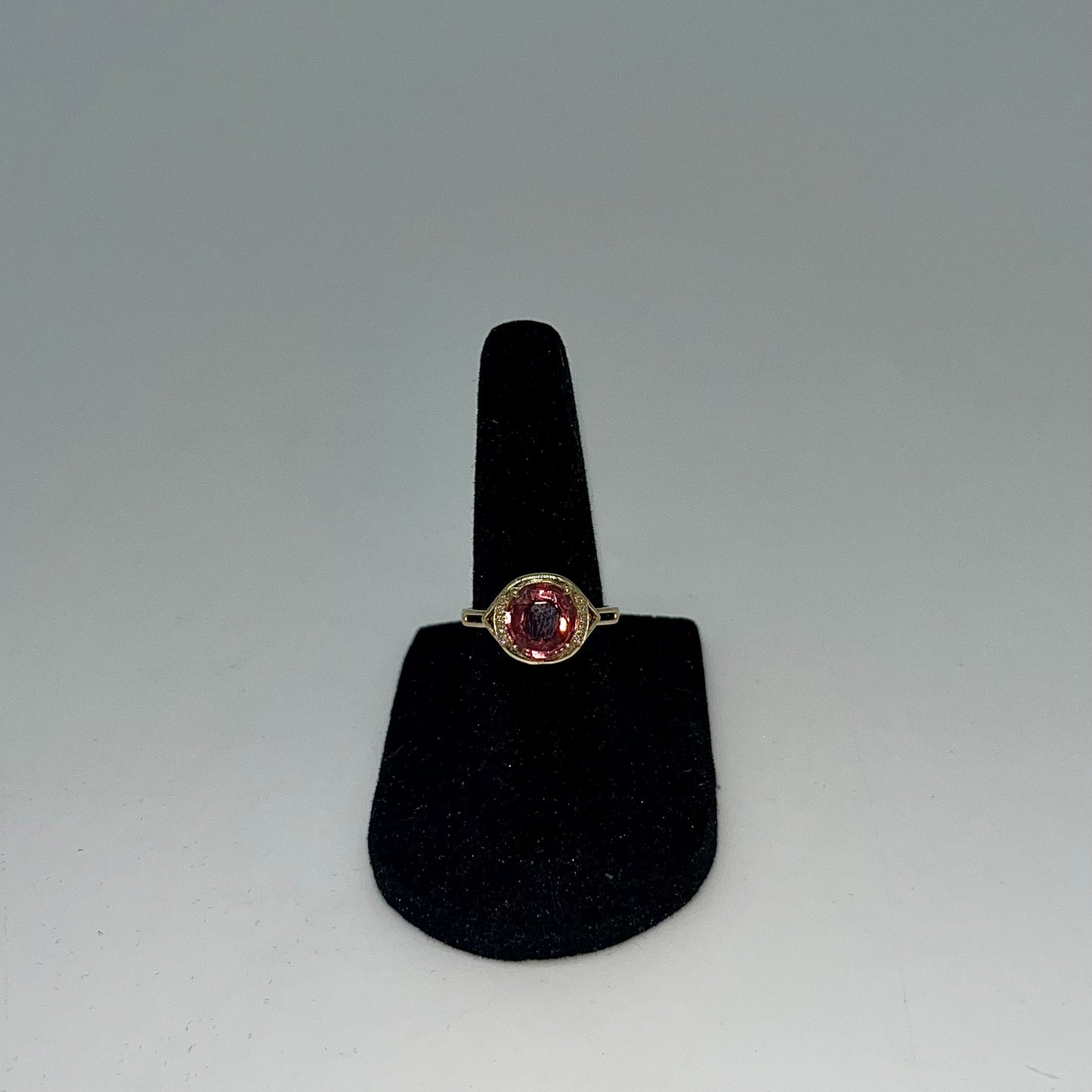 Pink Tourmaline & Diamond Ring, 2 CTW 14K Gold