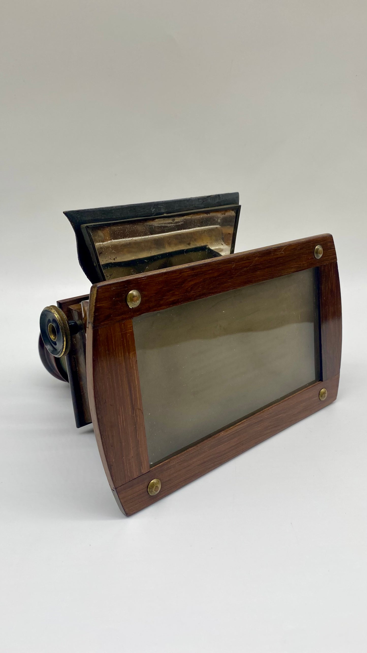 Fine Black Walnut French Graphoscope- 19th Century